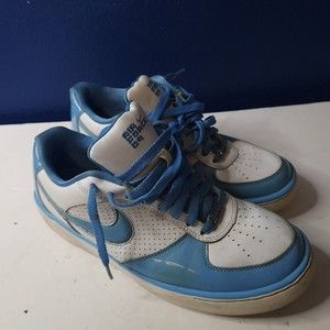 Nike Air Force 09 One White And Baby Blue 348974-141 Size 9